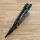 SOG Flash MT Linerlock Multi-Tool With Large Blade And Silver/Cyan Aluminum Handles G29550241 -SOG - Survivor Hand Precision Knives & Outdoor Gear Store