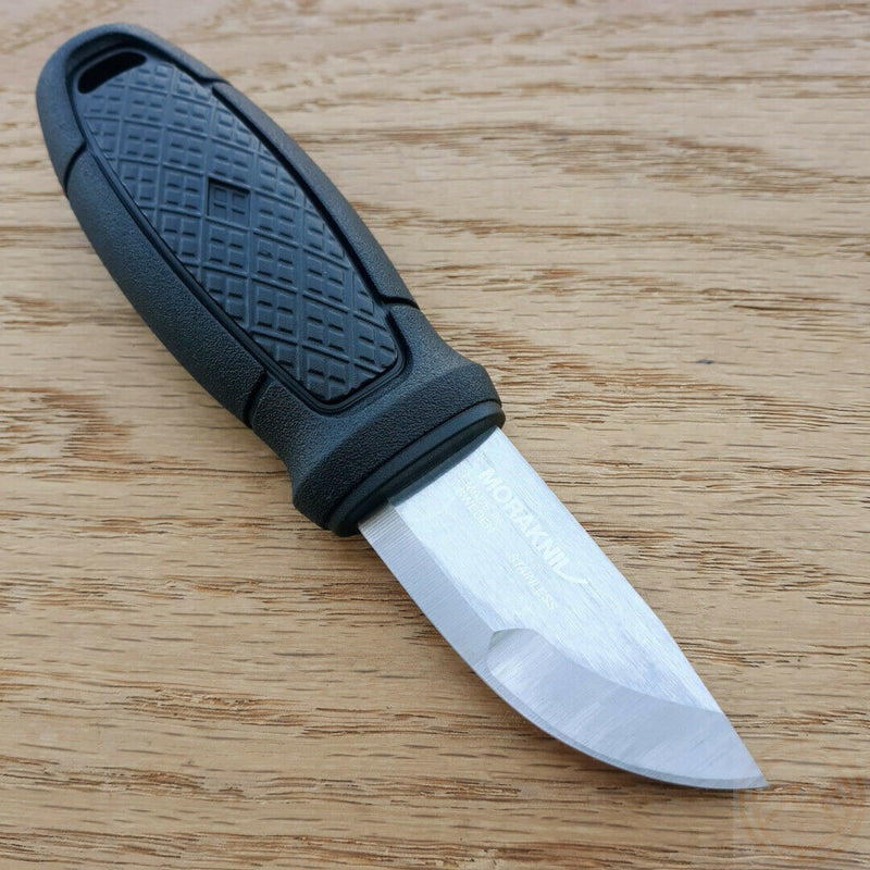 Mora Eldris Fixed Knife 2.5" 12C27 Stainless Blade Black Two Polymer Handle 01755 -Mora - Survivor Hand Precision Knives & Outdoor Gear Store