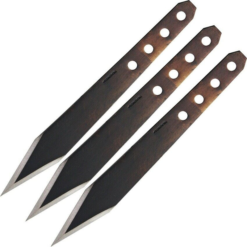 Condor Half Spin Set 3 Throwing Knife Carbon Steel Constructions Blades Black TK1003118HC -Condor - Survivor Hand Precision Knives & Outdoor Gear Store