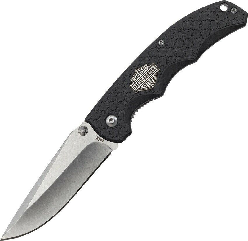 Case XX Harley Tec X Linerlock Folding Knife 3.5" Stainless Blade ABS Handle 52129 -Case Cutlery - Survivor Hand Precision Knives & Outdoor Gear Store