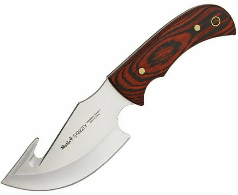 Muela Grizzly Fixed Knife 4.62" 440A Steel Blade Brown Cocobolo Wood Handle 93126 -Muela - Survivor Hand Precision Knives & Outdoor Gear Store