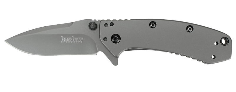 Kershaw Cryo Hinderer Framelock Folding Knife 2.75" 8Cr13MoV Steel Blade Stainless Handle KS1555TI -Kershaw - Survivor Hand Precision Knives & Outdoor Gear Store