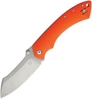 Fox Max Rom Pelican Folding Knife 3.5" N690 Steel Blade Orange G10 Handle 534O -Fox - Survivor Hand Precision Knives & Outdoor Gear Store