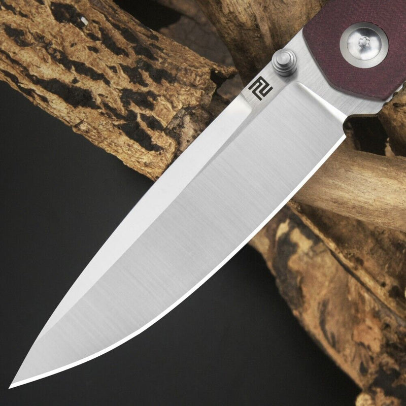 Artisan Sirius Folding Knife 3.54" S35VN Steel Drop Point Blade Micarta Handle Z1849PDRC -Artisan - Survivor Hand Precision Knives & Outdoor Gear Store