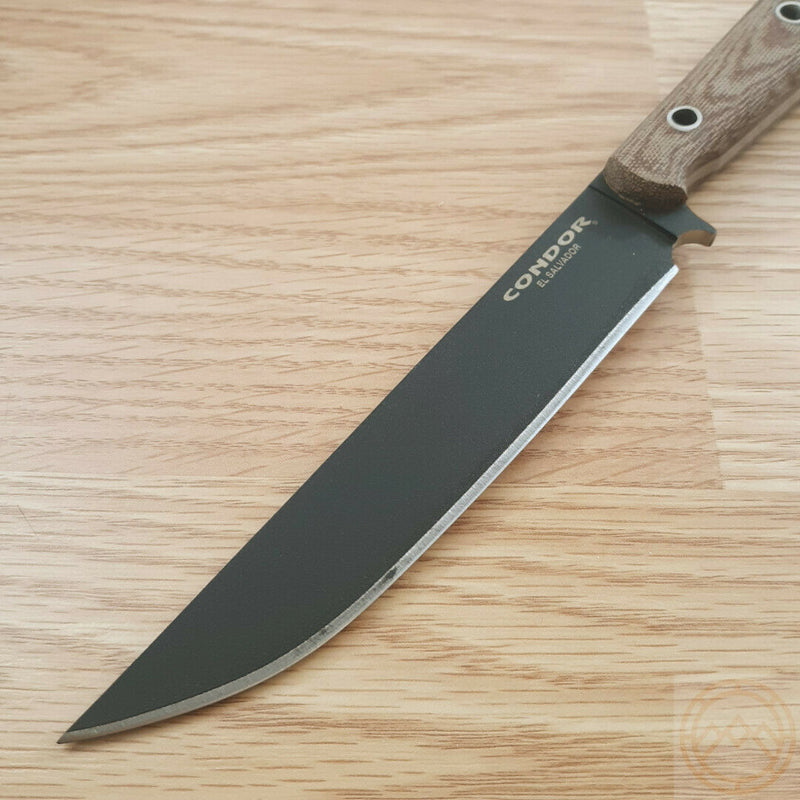 Condor Skirmish Fixed Knife 5.5" 1075HC Steel Blade Natural Canvas Micarta Handle TK181556 -Condor - Survivor Hand Precision Knives & Outdoor Gear Store