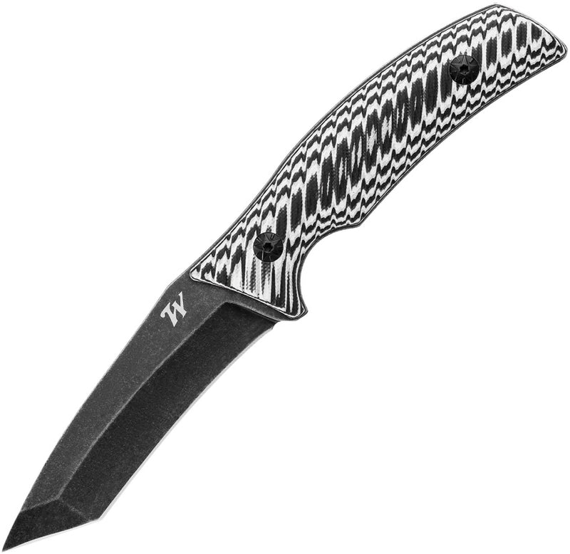 Winchester Silvertip Fixed Knife 3.75" 7Cr17MoV Steel Blade Black/White Sculpted G10 Handle 438 -Winchester - Survivor Hand Precision Knives & Outdoor Gear Store