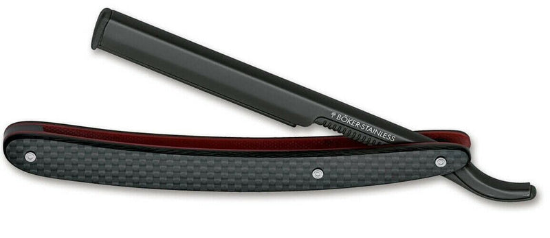 Boker Barbarette Razor Folding Knife 3" Replaceable Double Edge Blade Carbon Fiber Handle 140909 -Boker - Survivor Hand Precision Knives & Outdoor Gear Store