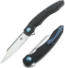 Bestech Fanga Linerlock Folding Knife 4" D2 Tool Steel Blade Carbon Fiber/G10 Handle G18C -Bestech Knives - Survivor Hand Precision Knives & Outdoor Gear Store