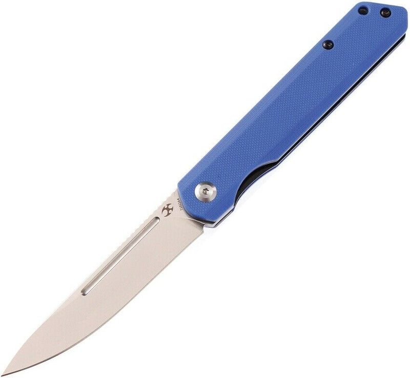 Kansept Knives Prickle Folding Knife 3.5" 154CM Steel Blade Blue G10 Handle 1012A4 -Kansept Knives - Survivor Hand Precision Knives & Outdoor Gear Store