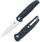 Bestech Ascot Linerlock Folding Knife 4" D2 Tool Steel Blade Black/Blue G10 Handle G19C -Bestech Knives - Survivor Hand Precision Knives & Outdoor Gear Store