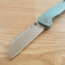 QSP Knife Penguin Linerlock Folding Knife 3" 154CM Steel Blade Titanium Handle 130X -QSP Knife - Survivor Hand Precision Knives & Outdoor Gear Store