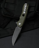 Bestech Knives Arctic Linerlock Folding Knife 3.5" D2 Tool Steel Blade Green G10 Handle G33B2 -Bestech Knives - Survivor Hand Precision Knives & Outdoor Gear Store