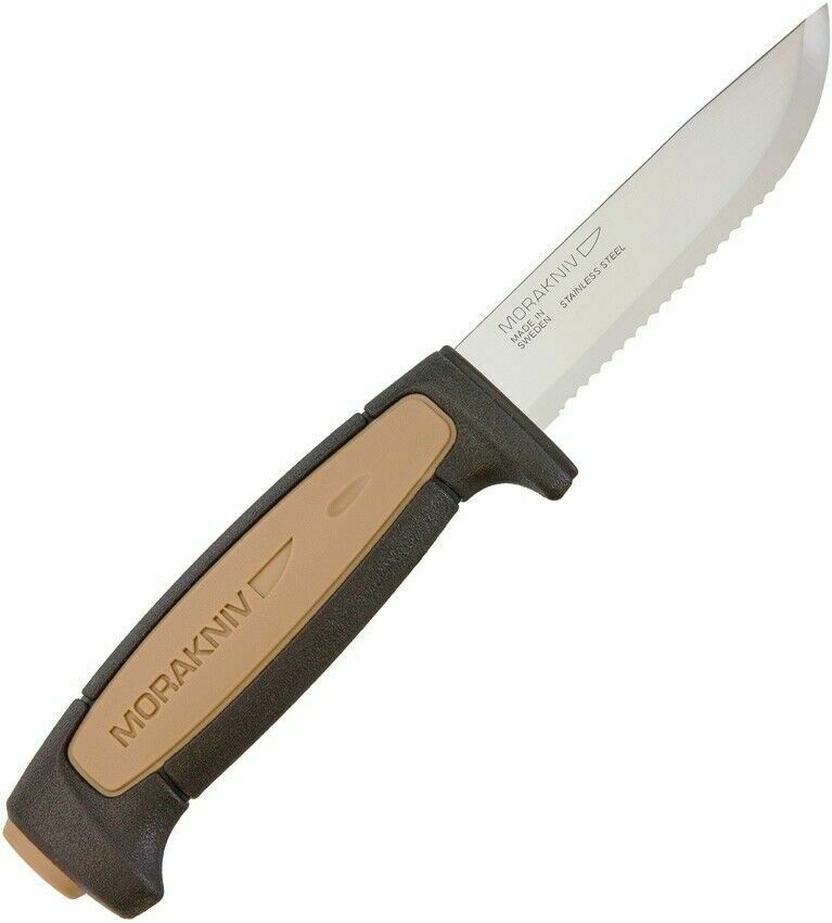 Mora Rope Fixed Knife 3.62" Stainless Steel Blade Tan Polypropylene Handle 01512 -Mora - Survivor Hand Precision Knives & Outdoor Gear Store