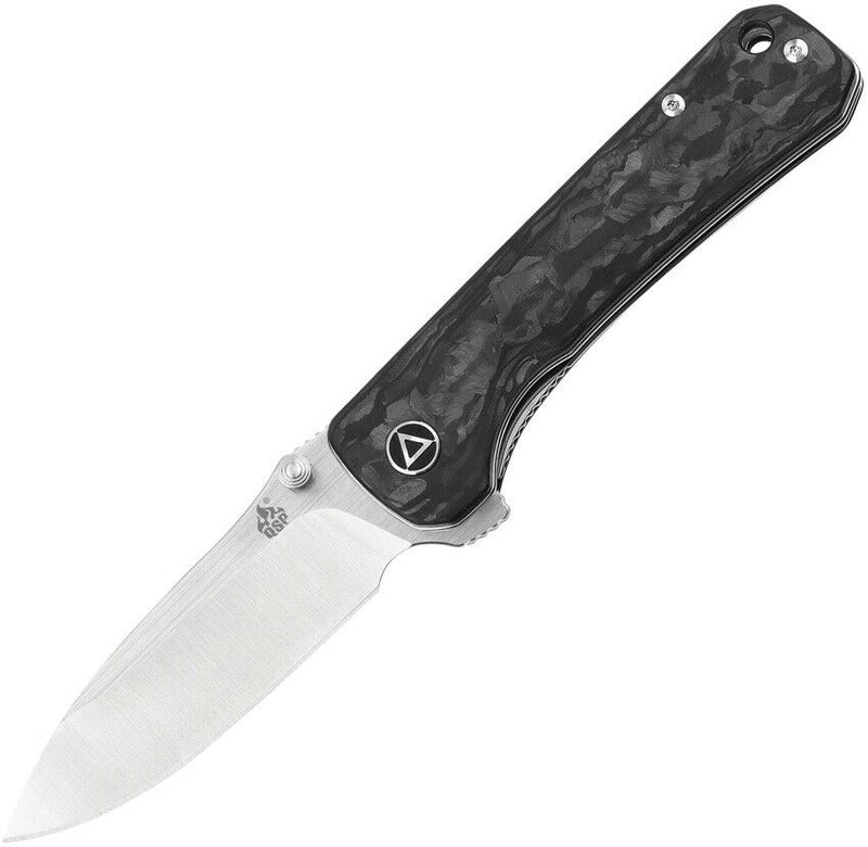 QSP Knife Hawk Folding Knife 3.25" CPM S35VN Steel Blade Carbon Fiber Handle 131F -QSP Knife - Survivor Hand Precision Knives & Outdoor Gear Store