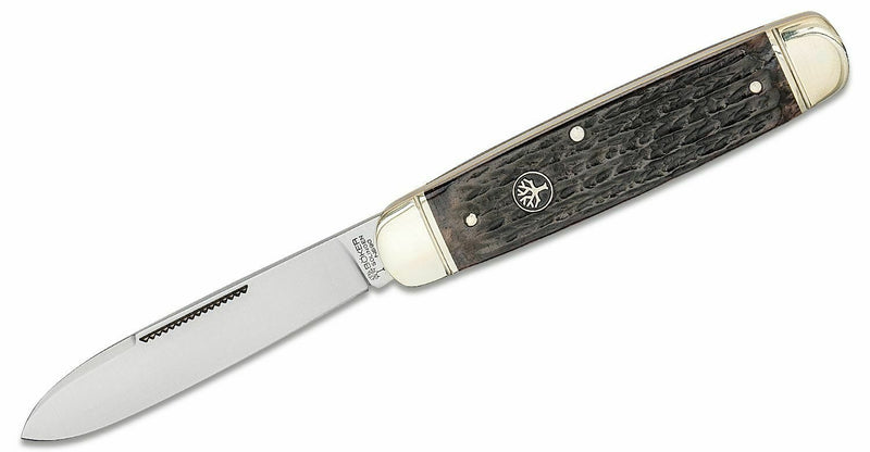 Boker Cattle Folding Knife 3.25" Bohler N690 Steel Blade Jigged Bone Handle 112910 -Boker - Survivor Hand Precision Knives & Outdoor Gear Store