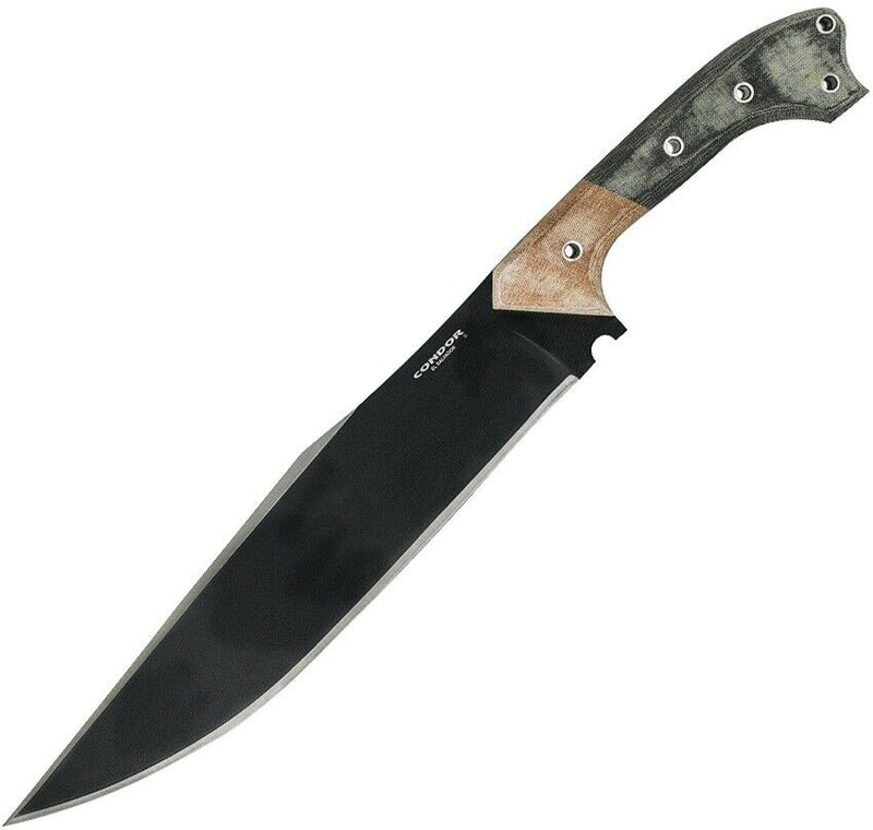 Condor Atrox Fixed Knife 11.25" 1075HC Steel Full Tang Blade Micarta Handle TK1814108HC -Condor - Survivor Hand Precision Knives & Outdoor Gear Store