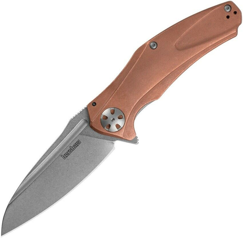 Kershaw Natrix Framelock Folding Knife 3.75" D2 Tool Steel Blade Cooper Handle S7008CU -Kershaw - Survivor Hand Precision Knives & Outdoor Gear Store