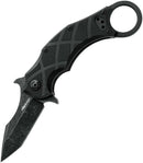 Fox Edge The Claw Folding Knife 2.5" 8Cr13MoV Steel Blade Black G10 Handle 014 -Fox Edge - Survivor Hand Precision Knives & Outdoor Gear Store