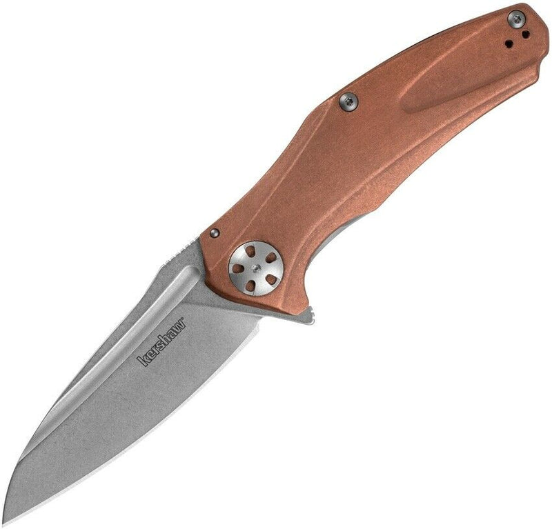 Kershaw Natrix Folding Knife 3.25" D2 Tool Steel Drop Point Blade Cooper Handle 7007CU -Kershaw - Survivor Hand Precision Knives & Outdoor Gear Store