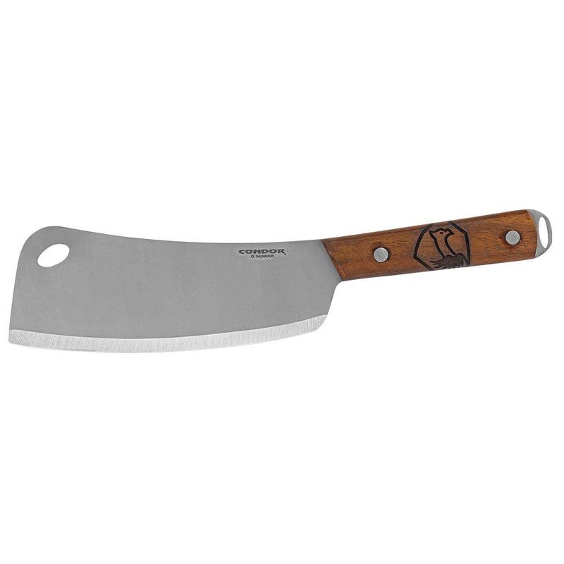 Condor Cleaver Kitchen Knife 7.25" 1075HC Steel Full Tang Blade Walnut Handle TK500671HC -Condor - Survivor Hand Precision Knives & Outdoor Gear Store