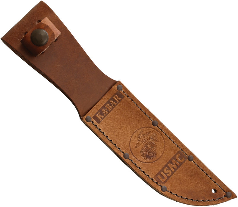 Ka-Bar USMC Brown Leather Sheath For All KA-BAR Fighting / Utility Knives Series 1250S -Ka-Bar - Survivor Hand Precision Knives & Outdoor Gear Store