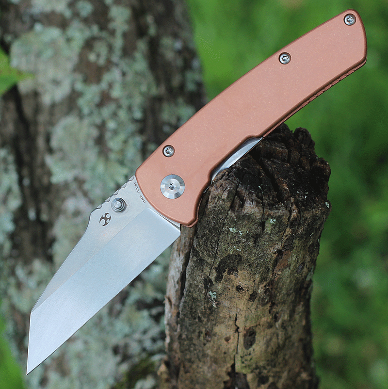 Kansept Knives Main Liner Folding Knife 3.5" 154CM Steel Blade Copper Handle 1015B5 -Kansept Knives - Survivor Hand Precision Knives & Outdoor Gear Store