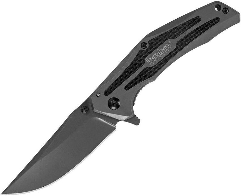 Kershaw Duojet Folding Knife 3.25" 8Cr13MoV Steel Blade Stainless/Carbon Fiber Handle 8300 -Kershaw - Survivor Hand Precision Knives & Outdoor Gear Store