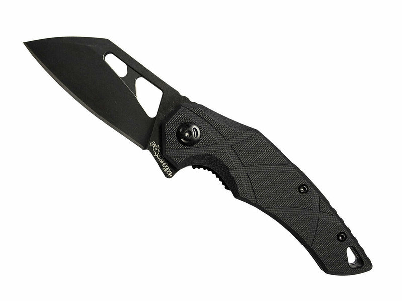 Fox Edge Atrax Linerlock Folding Knife 3" 8Cr13MoV Steel Blade Black G10 Handle 010 -Fox Edge - Survivor Hand Precision Knives & Outdoor Gear Store