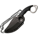 Cold Steel Double Agent II Fixed Knife 3" AUS-8A Steel Blade Black Griv-Ex Handle 39FNS -Cold Steel - Survivor Hand Precision Knives & Outdoor Gear Store
