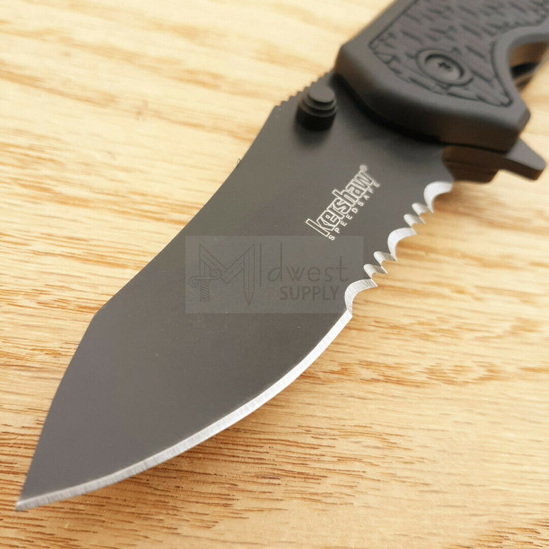 Kershaw Funxion EMT Folding Knife 3" 8Cr13MoV Steel Blade Black Nylon Handle 8100 -Kershaw - Survivor Hand Precision Knives & Outdoor Gear Store