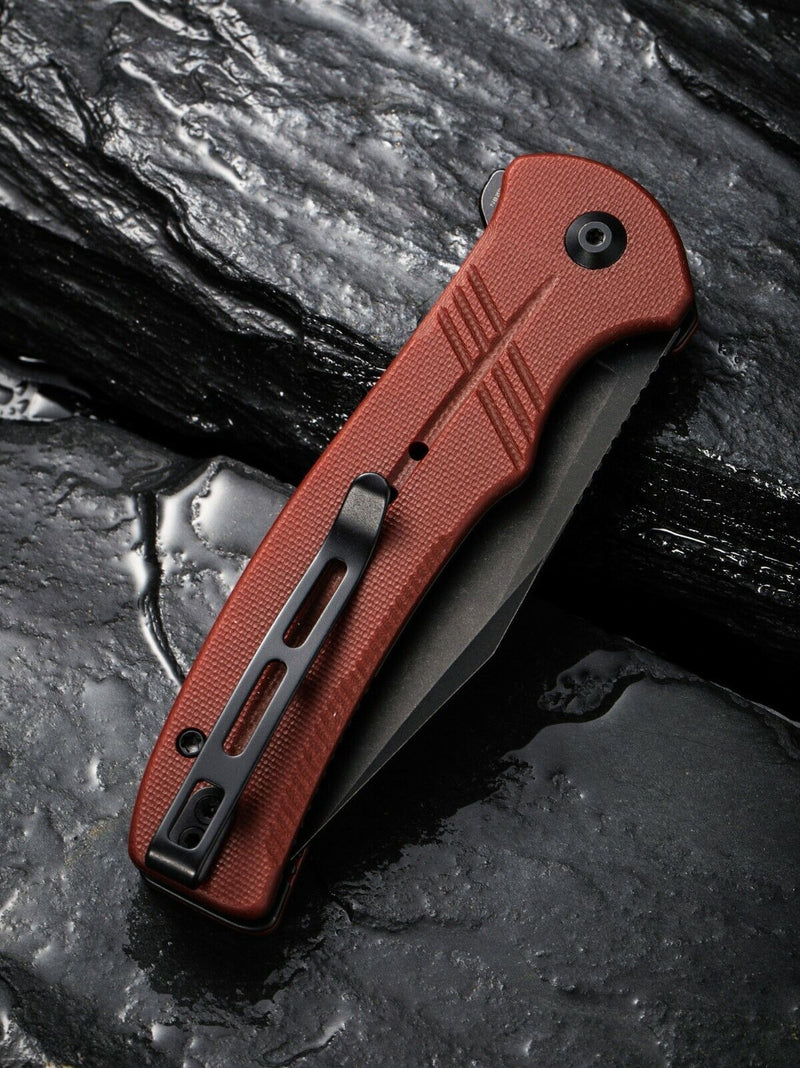 Civivi Cogent Folding Knife 3.5" 14C28N Sandvik Steel Blade Burgundy G10 Handle C20038E2 -Civivi - Survivor Hand Precision Knives & Outdoor Gear Store