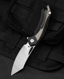 Bestech Knives Kasta Linerlock Folding Knife 3.5" 154CM Steel Blade Black And Tan G10 Handle KG45B -Bestech Knives - Survivor Hand Precision Knives & Outdoor Gear Store