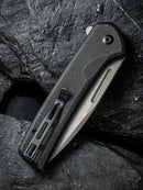 Civivi Conspirator Folding Knife 3.5" Nitro V Steel Blade Black Canvas Micarta Handle C210061 -Civivi - Survivor Hand Precision Knives & Outdoor Gear Store