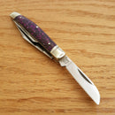 Rough Ryder Sparkle Stockman Pocket Knife Stainless Steel Blades Purple Glitter Acrylic Handle 2018 -Rough Ryder - Survivor Hand Precision Knives & Outdoor Gear Store