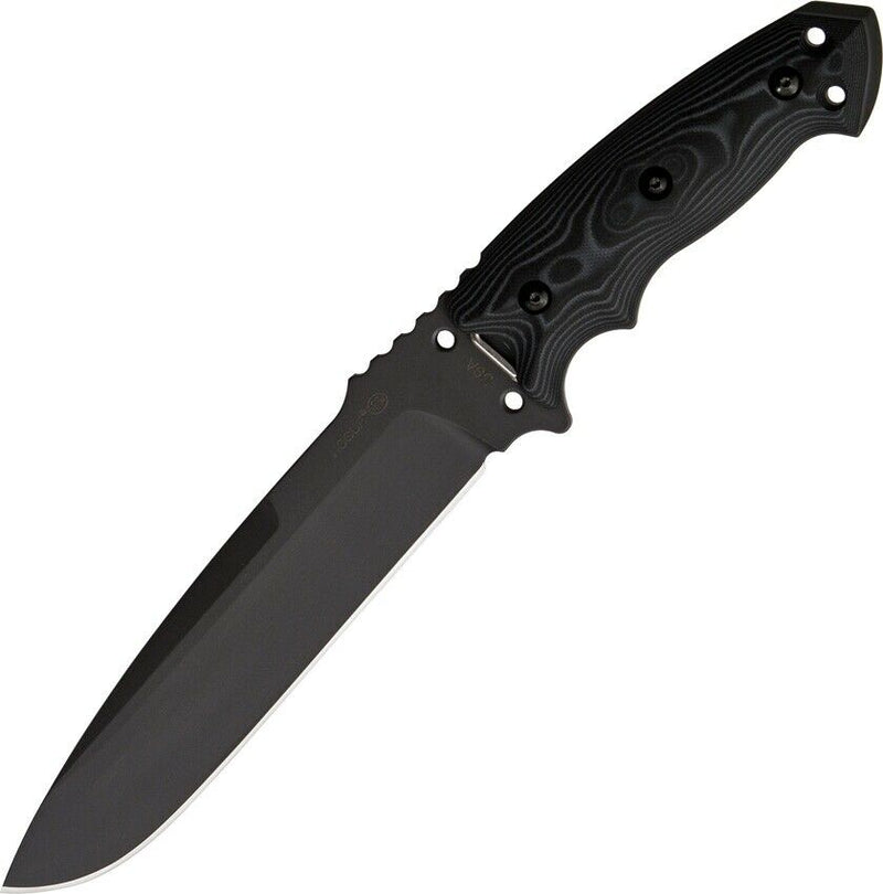 Hogue Tactical Fixed Knife 7" A2 Tool Steel Drop Point Blade Black G10 Handle 35159 -Hogue - Survivor Hand Precision Knives & Outdoor Gear Store