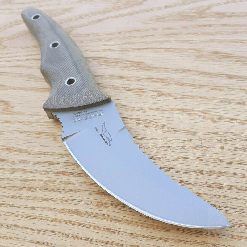 Fox Recon Fixed Knife 4.75" N690Co Steel Full Tang Blade Green Micarta Handle X512OD -Fox - Survivor Hand Precision Knives & Outdoor Gear Store