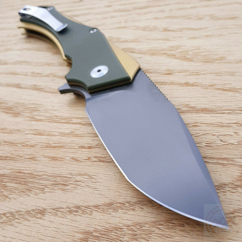 Kansept Knives Helix Folding Knife 3.75" D2 Steel Blade G10 And Stainless Handle 1008A2 -Kansept Knives - Survivor Hand Precision Knives & Outdoor Gear Store