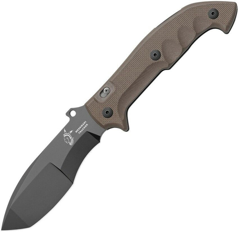 Fox Tracker Meskwaki Folding Knife 5.25"Bohler N690 Steel Blade Dark Earth G10 Handle 501 -Fox - Survivor Hand Precision Knives & Outdoor Gear Store