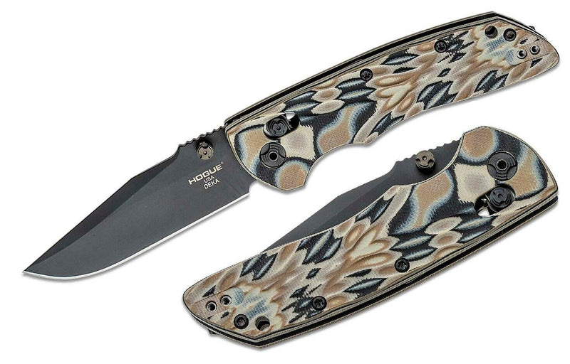 Hogue Deka ABLE Lock Folding Knife 3.25" CPM-20CV Steel Clip Point Blade Dark Earth G10 G-Mascus Handle 24277 -Hogue - Survivor Hand Precision Knives & Outdoor Gear Store