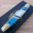 Frost Cutlery Wrangler Pocket Knife Stainless Steel Blades Mother Of Pearl Handle HS112BBW -Frost Cutlery - Survivor Hand Precision Knives & Outdoor Gear Store