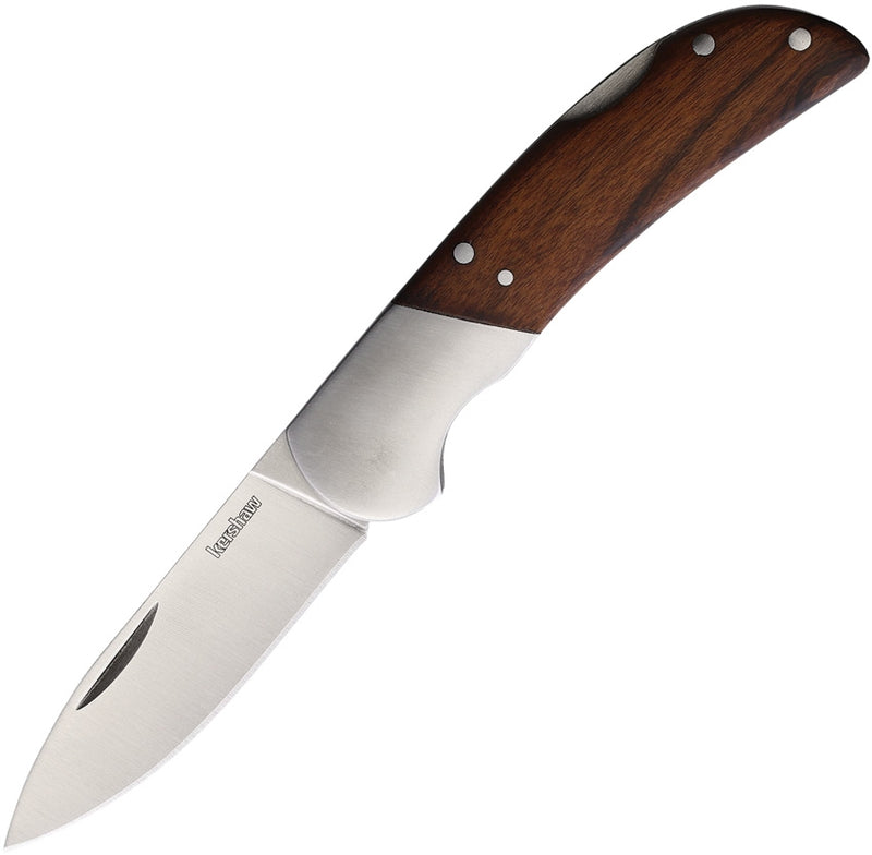 Kershaw Lockback Folding Knife 2.5" Stainless Steel Blade Brown Wood Handle 1381 -Kershaw - Survivor Hand Precision Knives & Outdoor Gear Store