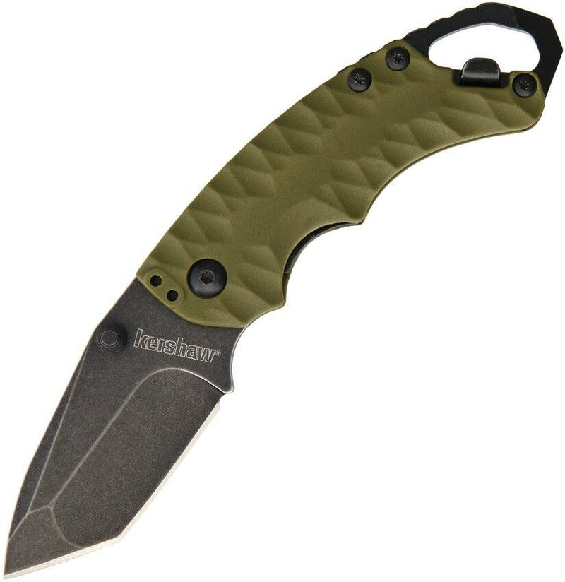 Kershaw Shuffle II Folding Knife 2.5" 8Cr13MoV Steel Blade Green Nylon Handle 8750TOLBW -Kershaw - Survivor Hand Precision Knives & Outdoor Gear Store