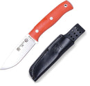 Joker Bushcraft Fixed Knife 4" 1.4116 Steel Blade Orange Canvas Micarta Handle RCN111 -Joker - Survivor Hand Precision Knives & Outdoor Gear Store
