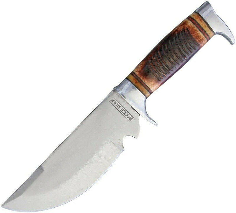 Rough Ryder Skinner Fixed Knife 6.25" Stainless Steel Blade Brown Jigged Bone Handle 2005 -Rough Ryder - Survivor Hand Precision Knives & Outdoor Gear Store