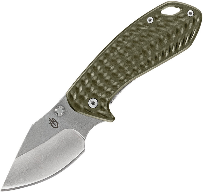 Gerber Kettlebell Framelock Folding Knife 2.5" 7Cr17MoV Steel Blade Green Aluminum Handle 3513 -Gerber - Survivor Hand Precision Knives & Outdoor Gear Store