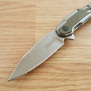 Kershaw Salvage Folding Knife 3" 8Cr13MoV Steel Blade Stainless Steel / GFN Handle 1369 -Kershaw - Survivor Hand Precision Knives & Outdoor Gear Store