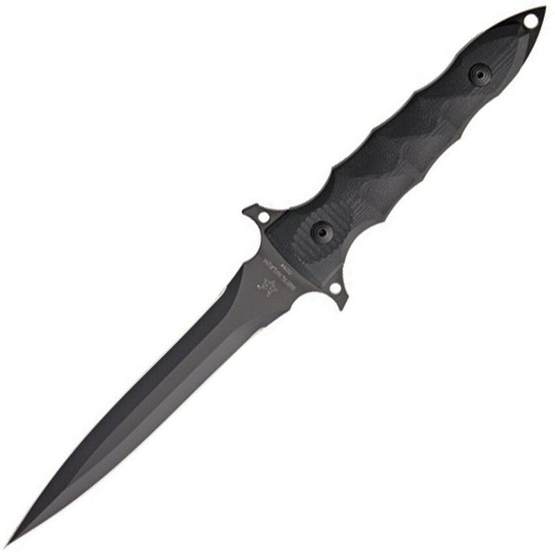 Fox Modras Dagger Fixed Knife 7" N690Co Steel Full Tang Blade Black G10 Handle 507 -Fox - Survivor Hand Precision Knives & Outdoor Gear Store