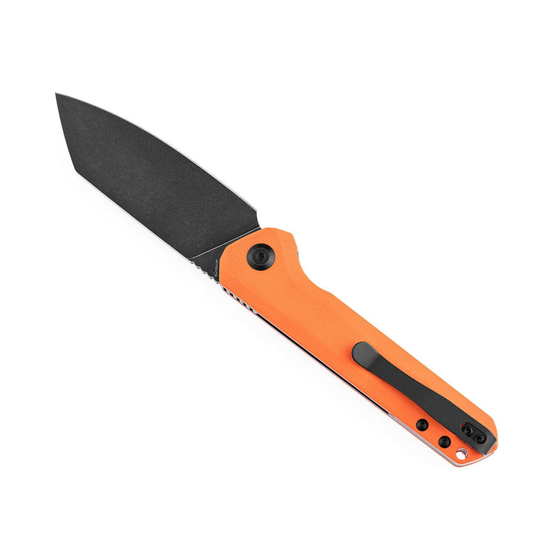 Kansept Knives Bulldozer Folding Knife 3.75" D2 Tool Steel Blade Orange G10 Handle 1028A7 -Kansept Knives - Survivor Hand Precision Knives & Outdoor Gear Store