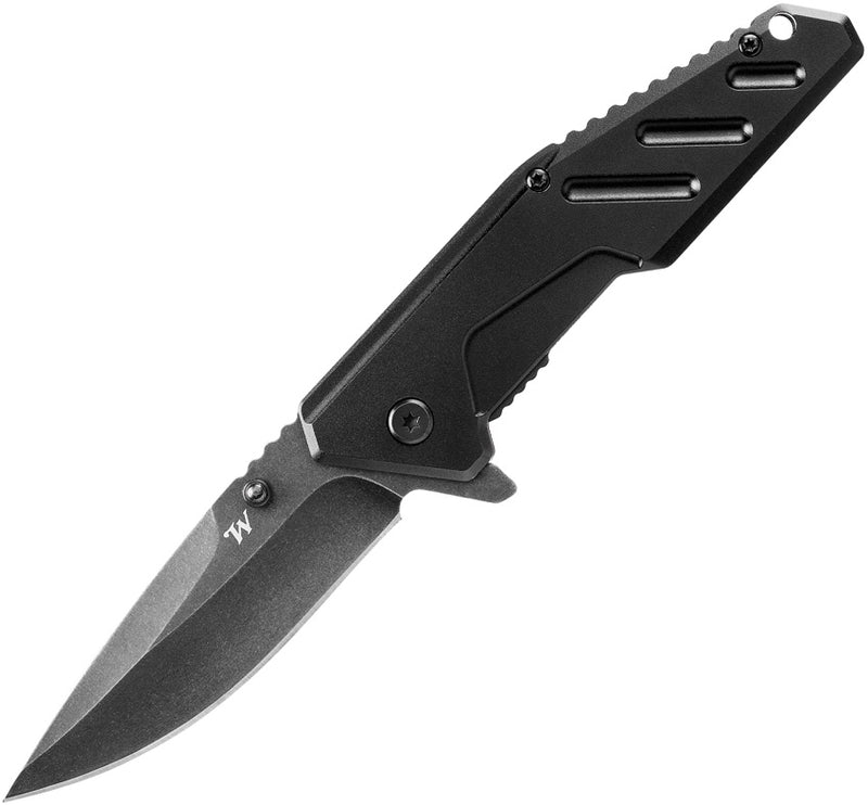 Winchester FMJ Folding Knife 3.25" 7Cr17MoV Steel Blade Black Aluminum Handle 439 -Winchester - Survivor Hand Precision Knives & Outdoor Gear Store