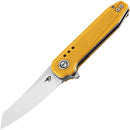Bestech Knives Syntax Folding Knife 2.88" 14C28N Steel Blade Yellow G10 Handle KG40B -Bestech Knives - Survivor Hand Precision Knives & Outdoor Gear Store
